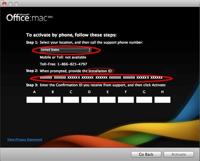 microsoft office for mac 2011 activation key